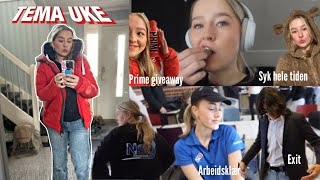 TEMA UKE PÅ SKOLEN⛷️🐣// syk, ny bil🚗