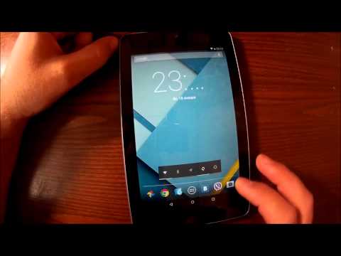 Android 5.0.2   Nexus 7  обзор обновлённого интерфейса