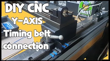 [DIY CNC]How to make/connect the Y-axis timing belt fixing device