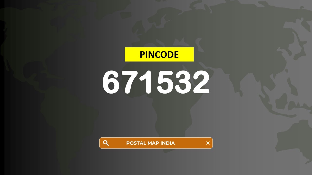 Pincode 671532 - Ranipuram, Panathur, Chamundikunnu & More - YouTube