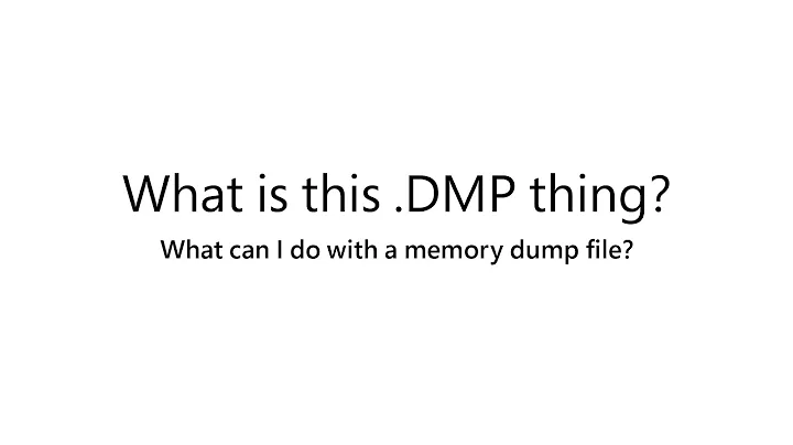 Analyze Dump File