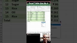 Excel Table Tip No.4 – Add a Total Row in One Click!