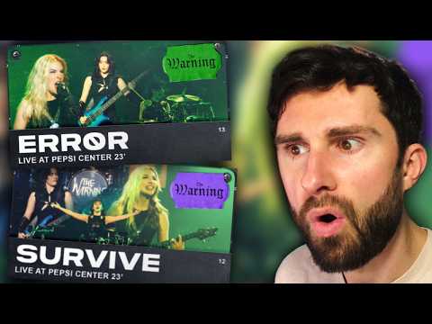 Warning Wednesday Pt.8 | The Warning- Live from Pepsi Center, CDMX | Survive/Error (REACTION!!!)