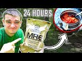 EATING ONLY MILITARY FOOD FOR 24 HOURS STRAIGHT! (MRE)