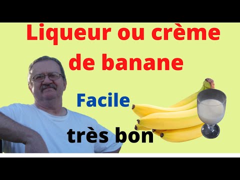 Vidéo: Comment Faire De La Liqueur De Banane