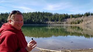 We are on an unstoppable quest to see crater lake. decided check out a
lake near susanville in northern california. it is part of the lassen
nat...