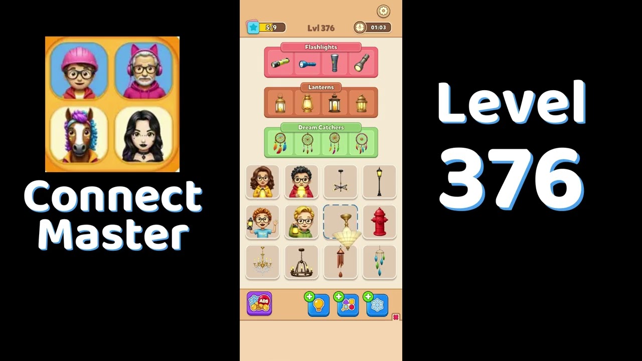 Connect Master Level 376 Walkthrough 🧩 | Match Puzzle | Puzzle Solutions & Tips | Go Answer