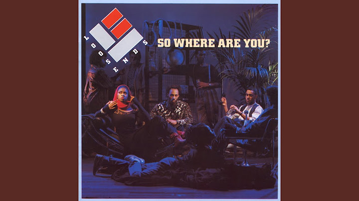 So Where Are You