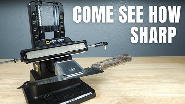 THE BEST WAY TO SHARPEN ANY KNIFE WORK SHARP PRECISION ADJUST ELITE  REVIEW