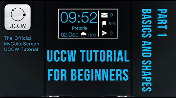 UCCW - Android Beginner Tutorial Part 1 (Options, Shapes)
