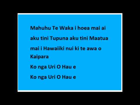 Haumoewaarangi with Lyrics