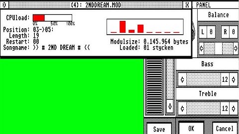 # 2ND DREAM #  - 4 channels Protracker module recorded from ATARI STe
