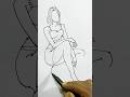 pen drawing #shorts #short videos #drawing #pencil art #art 😎