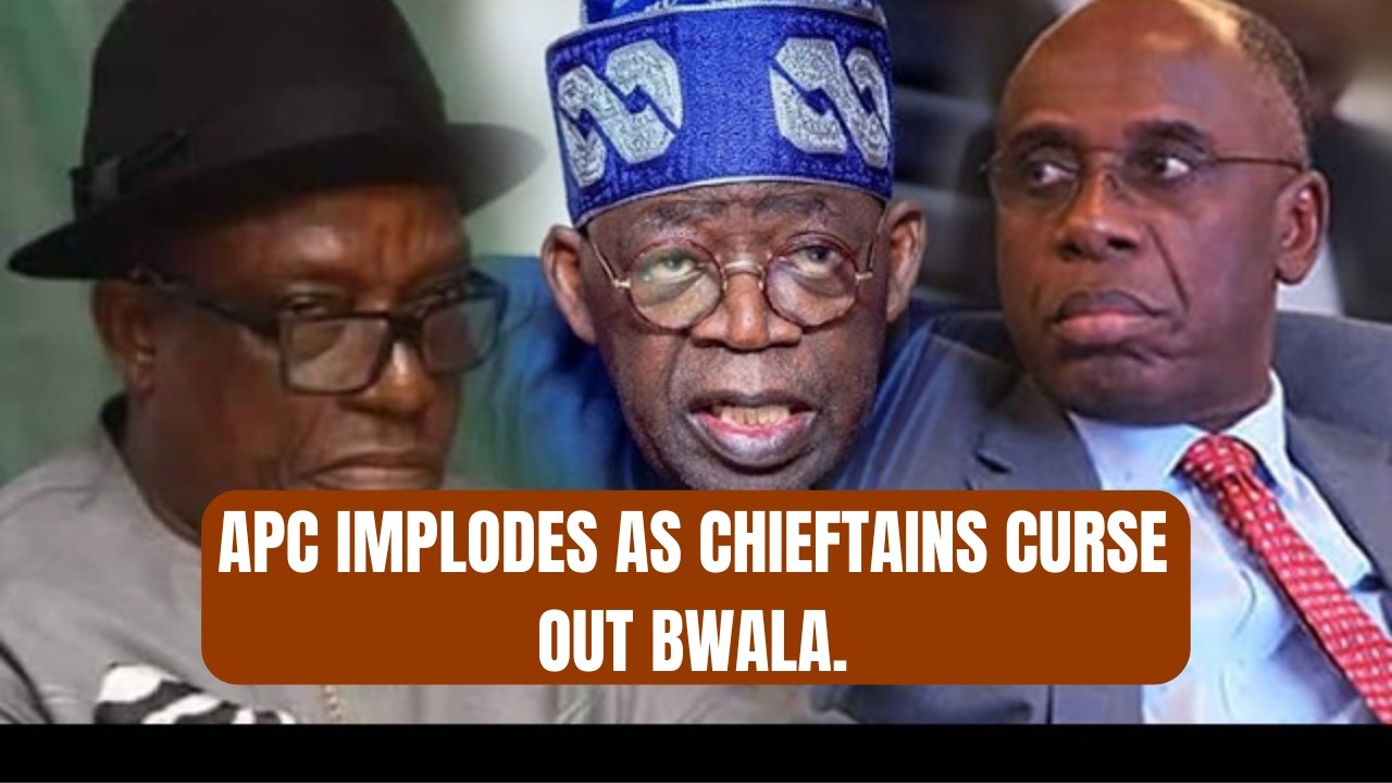 BREAKING: APC Implodes as Chieftains Curse Out Bwala Amaechi Dares Tinubu to Open Fight