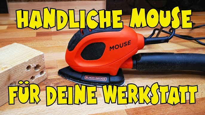 55W Mouse Sander with 15 Accessories in Softbag