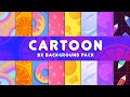 Happy Kids Cartoon Background Pack