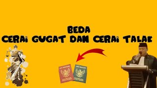 Perbedaan Cerai Gugat Dan Cerai Talak