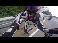 Motorcycle slip crash  viral uk