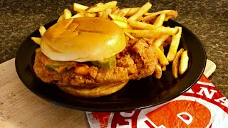 How to make Popeyes chicken sandwich at home!