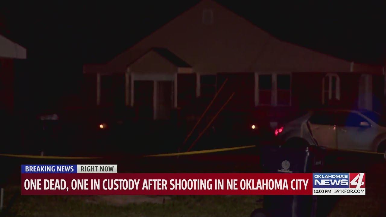 1 dead, 1 in custody after shooting in NE Oklahoma City - YouTube