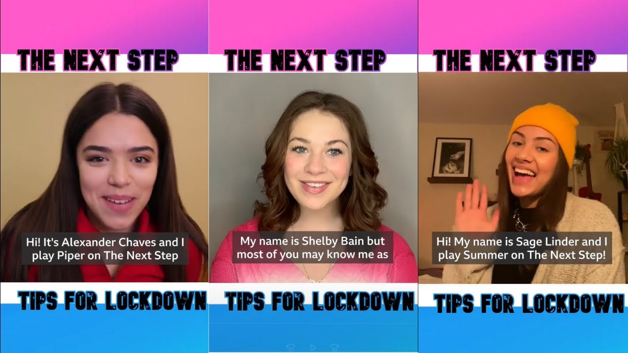 The Next Step - Tips for Lockdown (CBBC) - YouTube