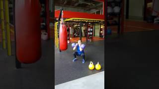 High Reps Kettlebell Front Squat