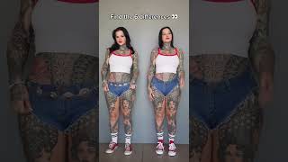 You’ll never guess 👀 . . #tattoo #bodysuit #tattoobodysuit #ootd #streetwear