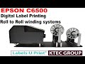 Epson C6500Pe colour label printer - Roll winding system - Labels-U-Print ® - KTEC GROUP UK