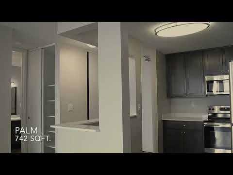 Virtual Tour of Bolero Flats | Palm Floor Plan | 1 Bedroom 1 Bath 742 Sq Ft