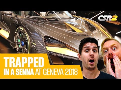 WE GOT TRAPPED IN A MCLAREN SENNA! | GENEVA MOTOR SHOW 2018