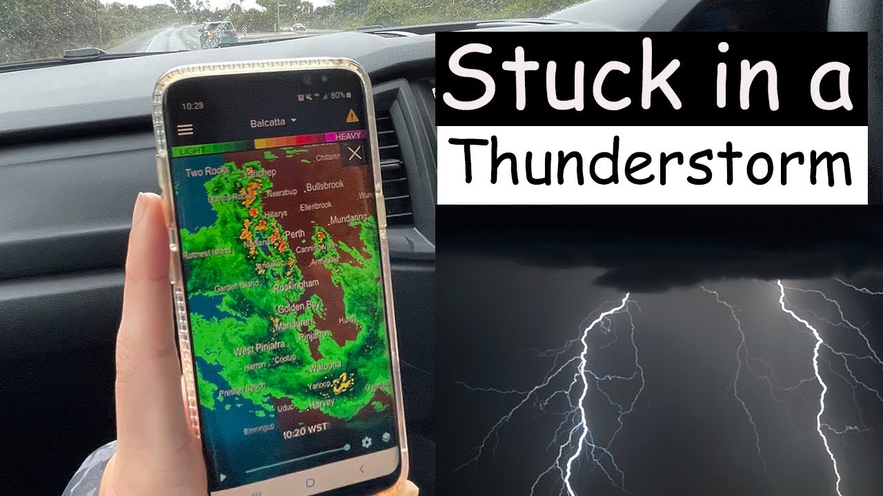 Hiking through a thunderstorm in Yanchep National Park