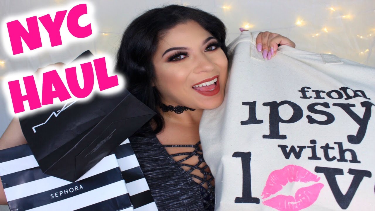 HUGE HAUL!! GEN BEAUTY NYC 2016| SEPHORA & MORE! | Hazelbeauty89