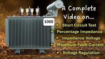 Short Circuit Test of Transformer | Percentage Impedance of Transformer | Impedance Voltage | Hindi|