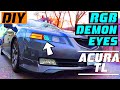 How to Install RGB Demon Eyes (feat. ColorMorph Demon Eye) - Acura TL -