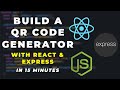 Build a QR Code Generator with ReactJS and ExpressJS | Full Stack Tutorial