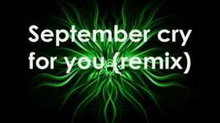 September Cry For You (remix) Resimi