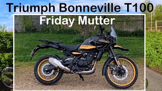 Triumph Bonneville T100 Friday Mutter