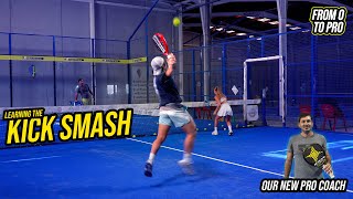 Intense training with our New PRO Coach 🎾 I learn the Kick smash 🔥