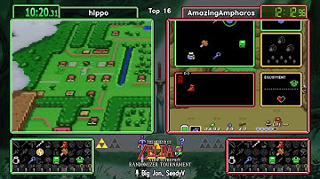 hippo vs AmazingAmpharos. Top [16] Game [2] ALTTPR Tournament Spring 2018