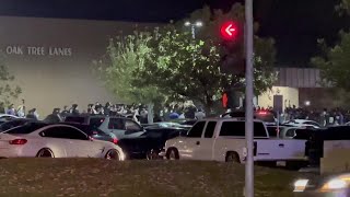 Diamond Bar, CA: Large Group of Street Racers Take Over Parking Lot