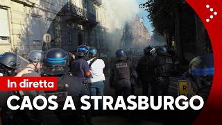 LIVE Rivolta liceali in Francia, tensione a Strasburgo: diretta video