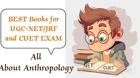 Best books for UGC-NET/JRF and CUET Exam #anthropology @allaboutanthropology