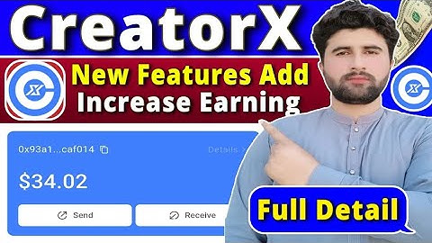 CreatorX New Features Add | CreatorX Increase Earning | Rizwan Baloch 2.0