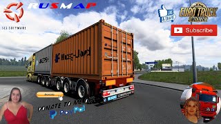 Euro Truck Simulator 2 (1.43) 

D-TEC Combi Trailer Container v1.9 by PERRKE145 [1.43] New Version Delivery in Russia Rusmap v2.4.3 Promods map v2.60 Roextended map v2.9 by Arayas Realistic Rain v4.1.2 [1.43] Cold Rain v0.2.5 [1.43] Animated gates in companies v4.0 [Schumi] Real Company Logo v1.6 [Schumi] Company addon v2.1 [Schumi] Trailers and Cargo Pack by Jazzycat Motorcycle Traffic Pack by Jazzycat FMOD ON and Open Windows Naturalux Graphics and Weather Spring Graphics/Weather v4.6 (1.43) by Grimes Test Gameplay ITA Europe Reskin v1.3 by Mirfi + DLC's & Mods
Features:
     Autonomous
     Sold at the dealer of trailers;
     2 coupling configurations;
     Cable support;
     Advanced coupling

For Donation and Support my Channel
https://paypal.me/isabellavanelli?loc......

#SCSSoftware #ETS2 #TruckAtHome???????????????????? #covid19italia????????????????????
Euro Truck Simulator 2   
Road to the Black Sea (DLC)   
Beyond the Baltic Sea (DLC)  
Vive la France (DLC)   
Scandinavia (DLC)   
Bella Italia (DLC)  
Special Transport (DLC)  
Cargo Bundle (DLC)  
Vive la France (DLC)   
Bella Italia (DLC)   
Baltic Sea (DLC)
Iberia (DLC) 
Heart to Russia (DLC) 

American Truck Simulator
New Mexico (DLC)
Oregon (DLC)
Washington (DLC)
Utah (DLC)
Idaho (DLC)
Colorado (DLC)
Wyoming (DLC) 
Texas ( DLC)
Montana (DLC) 

I love you my friends
Sexy truck driver test and gameplay ITA

Support me please thanks
Support me economically at the mail
vanelli.isabella@gmail.com

Specifiche hardware del mio PC:
Intel I5 6600k 3,5ghz
Dissipatore Cooler Master RR-TX3E 
32GB DDR4 Memoria Kingston hyperX Fury
MSI GeForce GTX 1660 ARMOR OC 6GB GDDR5
Asus Maximus VIII Ranger Gaming
Cooler master Gx750
SanDisk SSD PLUS 240GB 
HDD WD Blue 3.5" 64mb SATA III 1TB
Corsair Mid Tower Atx Carbide Spec-03
Xbox 360 Controller
Windows 11 pro 64bit