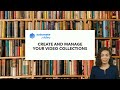 Create and manage your automate.video collections and video landing page
