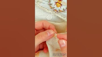 How to Hand Sew Button Loops