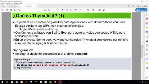 Curso Spring Boot & Spring MVC - 12.¿Qué es Thymeleaf?