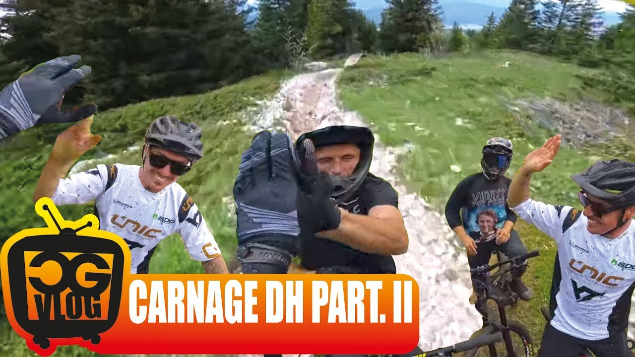 Carnage DH Round 2: Epic Freeride Downhill MTB Run - CG Vlog #324