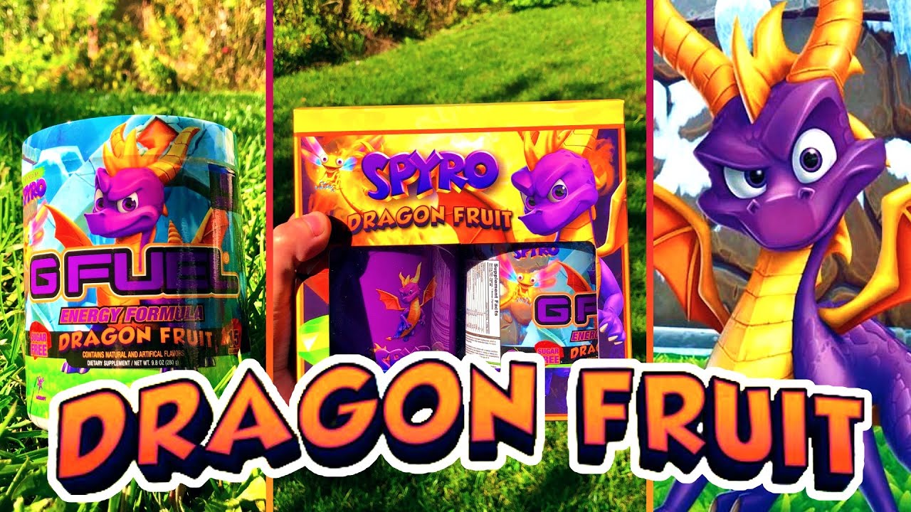 NEW Spyro Dragon Fruit GFUEL Flavor Review!