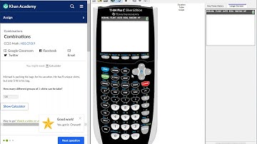 TI 84 Combinations and Permutations
